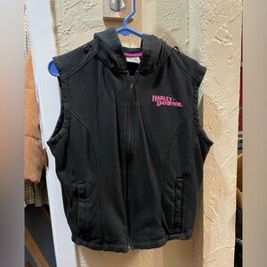 Harley-Davidson women’s Black and Pink Vest
